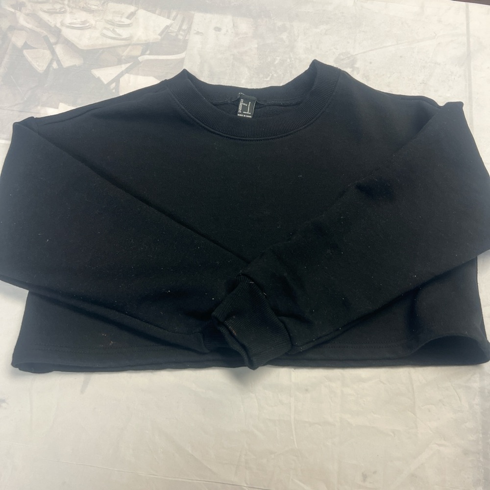 cropped long sleeve sweatshirt Forever 21 - size S